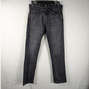 Hollister Slim Straight Jeans 28x30 Gray Wash Epic Flex Stretch Denim Men’s